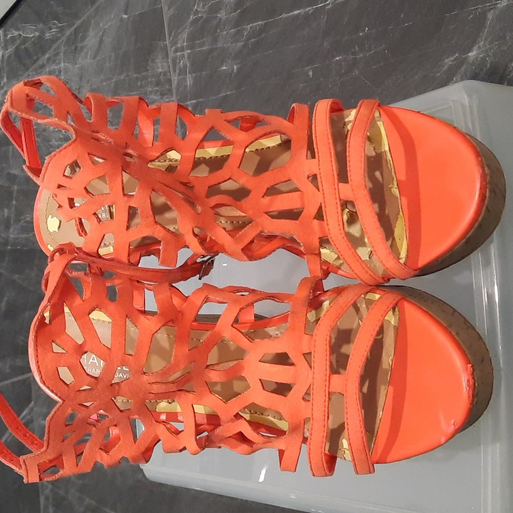 Charles David Coral wedge sandals